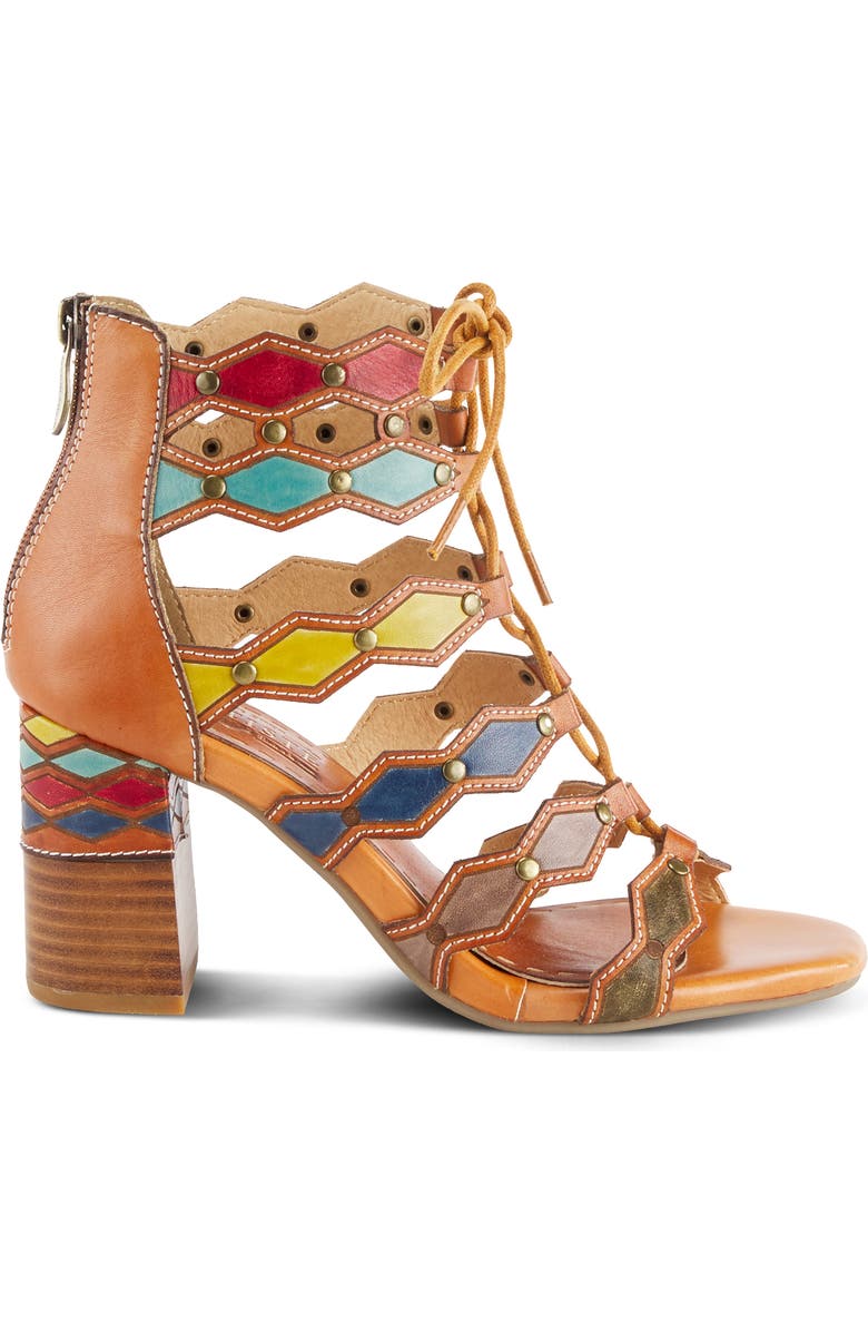 L'Artiste by Spring Step Artdeco Strappy Sandal, Alternate, color,