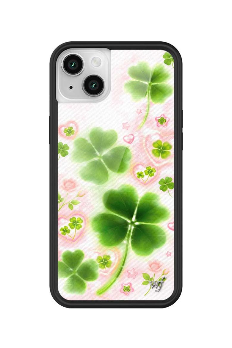 Miss Lucky iPhone Case, Alternate, color, Green