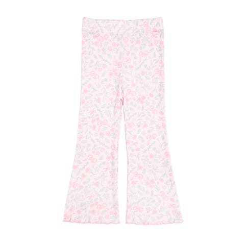 Bow & Bloom Print Flare Legging (toddler, Little Kid & Big Kid)