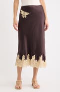 DÔEN Elowen Silk Midi Skirt