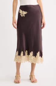 DÔEN Elowen Silk Midi Skirt