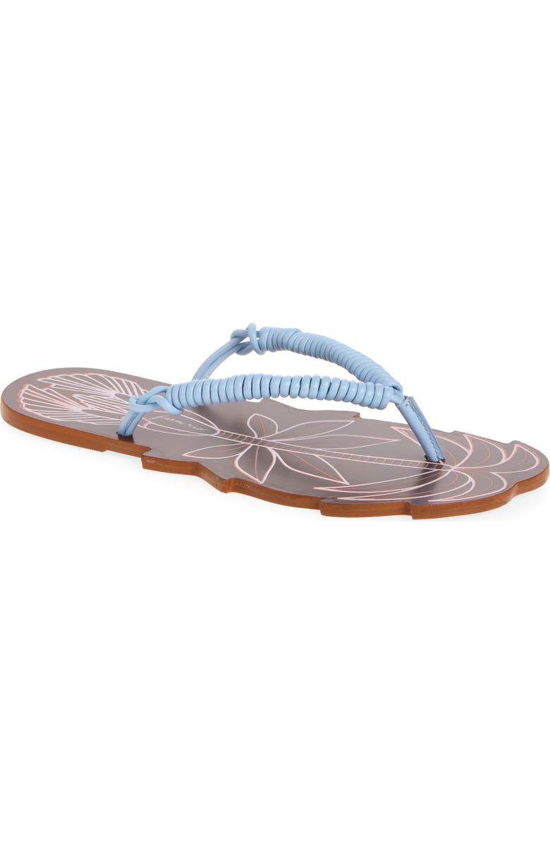FARM Rio Palmtree Flip Flop, Main, color, Blue Multi