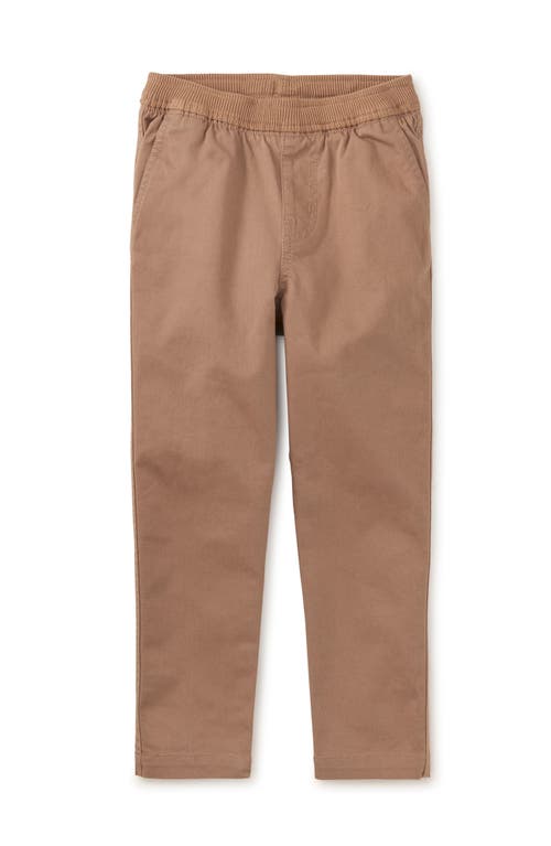 Tea Collection Timeless Stretch Twill Pants in Cappuccino 