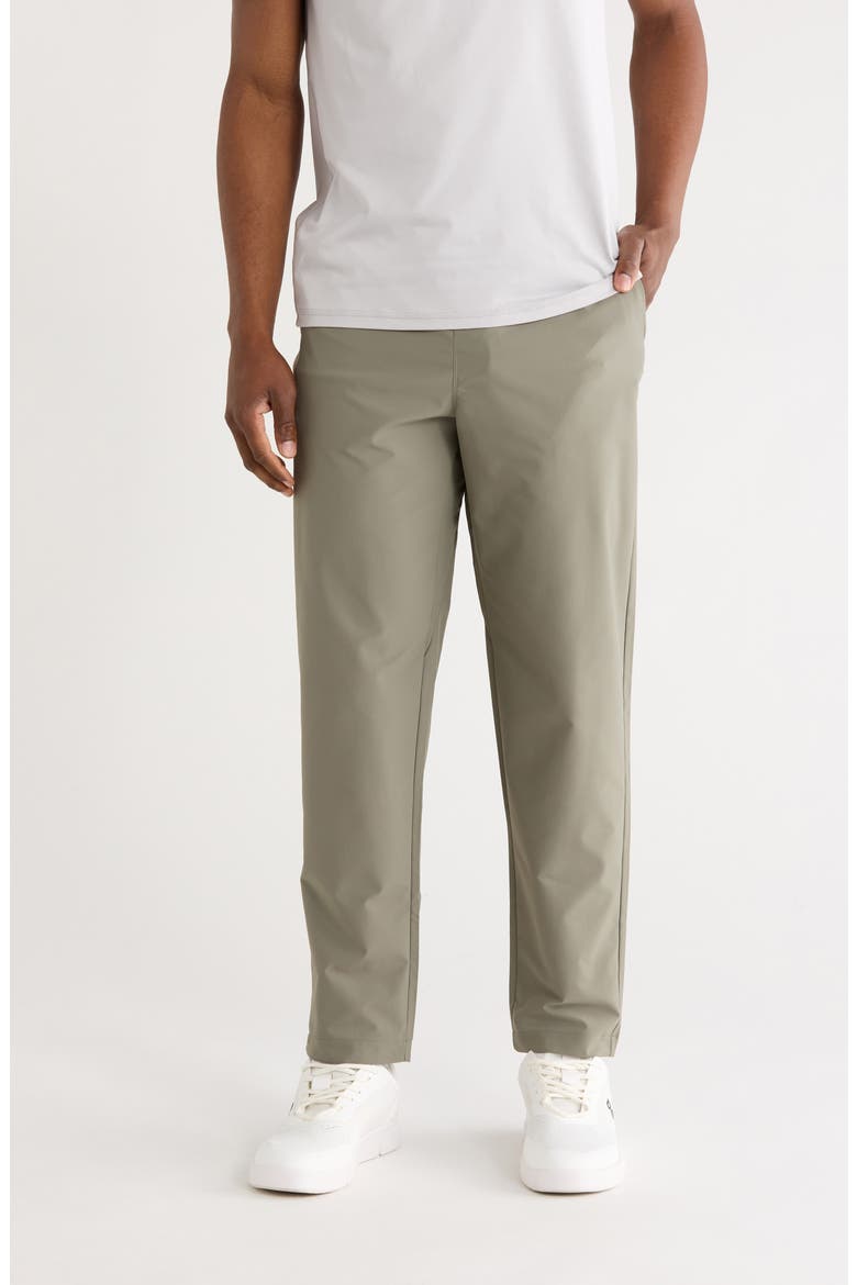 Dayshift Tapered Piqué Pants, Main, color, MOUNTAIN SAGE