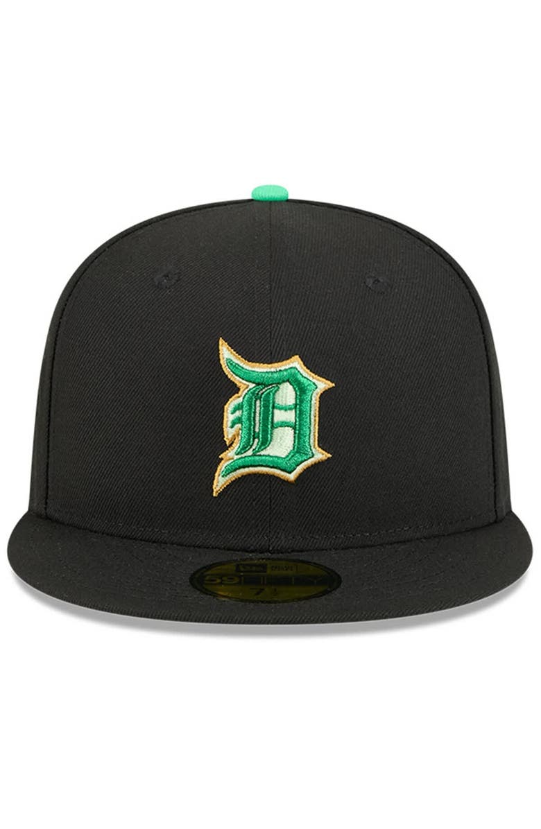 New Era Men's New Era  Black Detroit Tigers 2026 St. Patrick's Day 59FIFTY Fitted Hat, Alternate, color, Black