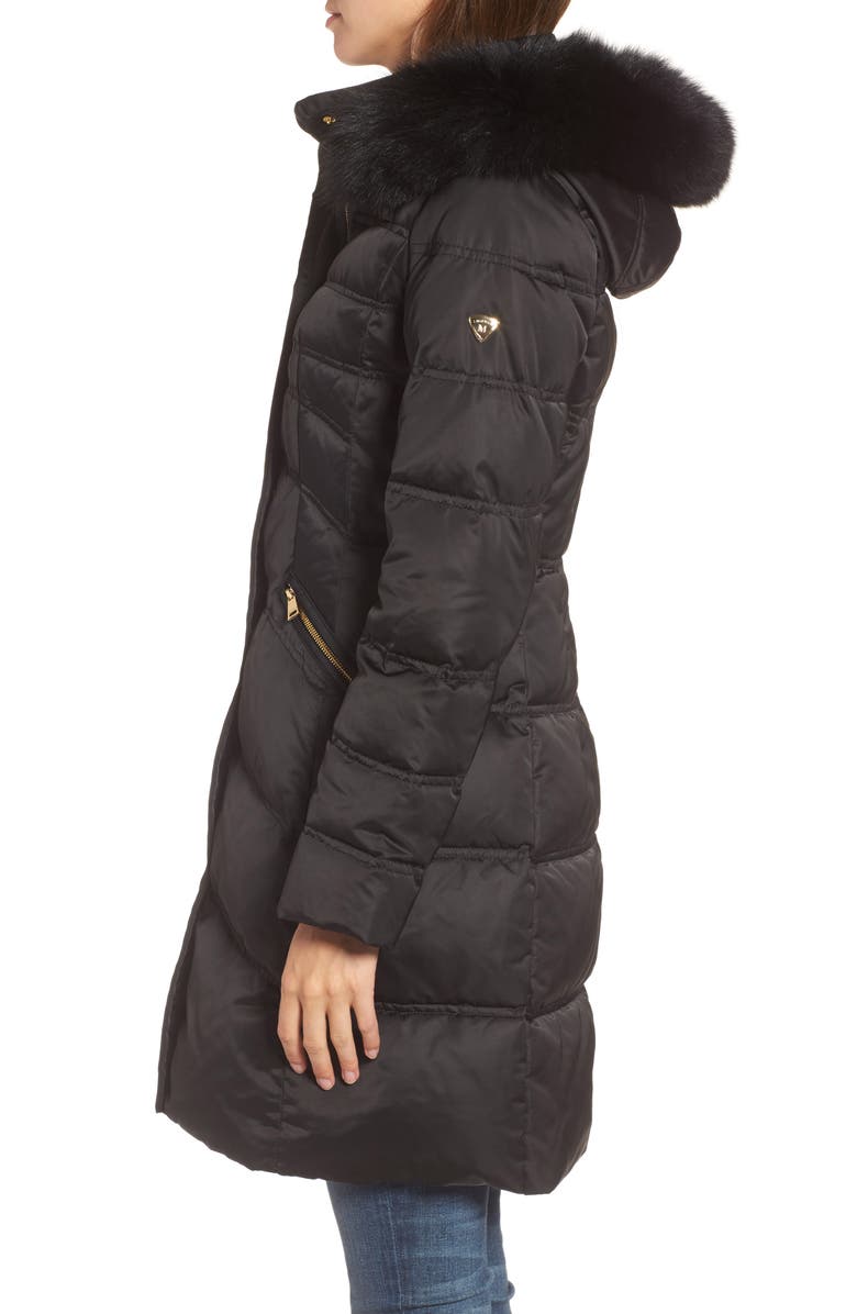 1 Madison Insulated Parka with Genuine Fox Fur Trim, Alternate, color,