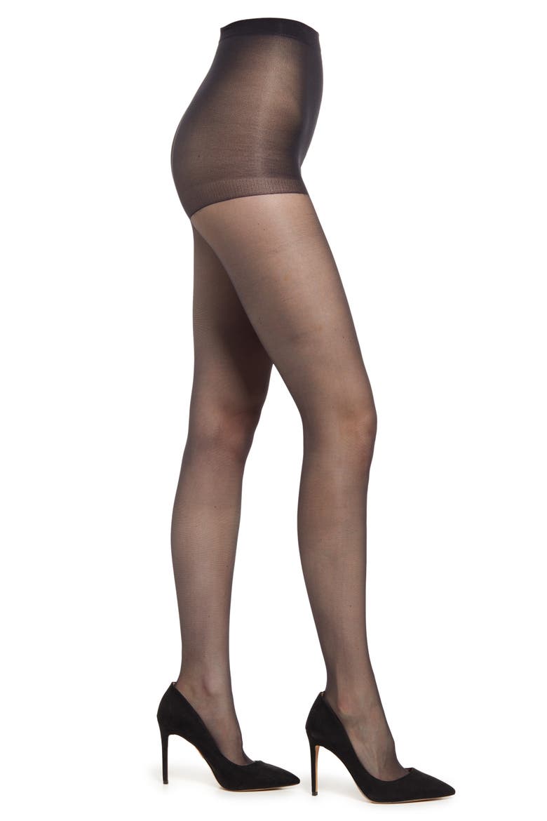 Age Defiance Sheer Tights, Main, color, BLACK