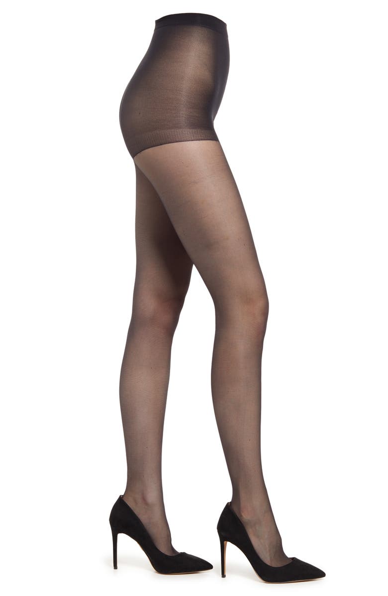 Hue Age Defiance Sheer Tights, Main, color, Black