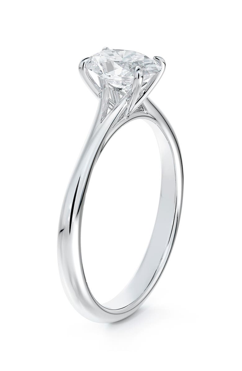 De Beers Forevermark Icon<sup>™</sup> Setting Oval Diamond Engagement Ring, Main, color, 