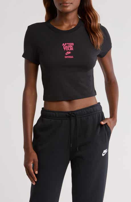 Nike After Dark Tour Slim Cropped T-Shirt