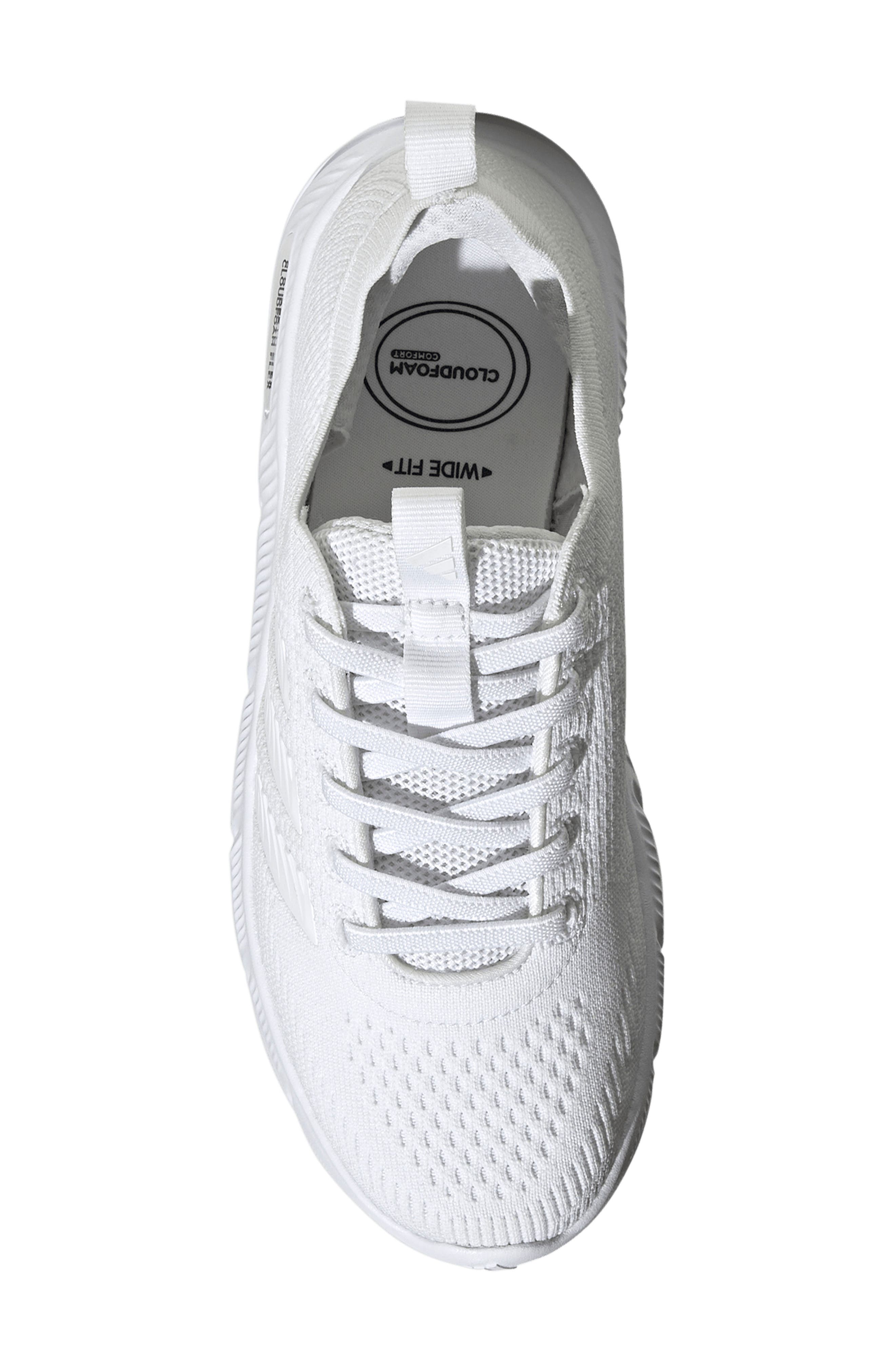 adidas Cloudfoam Flex Slounge Running Shoe, Alternate, color, Ftwr White/ Ftwr White