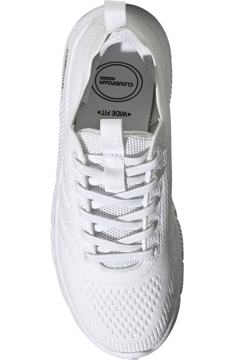 adidas Cloudfoam Flex Slounge Running Shoe, Alternate, color, Ftwr White/ Ftwr White