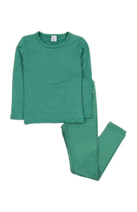 Kids Solid Thermal Pajamas (Toddler, Little Kid & Big Kid)