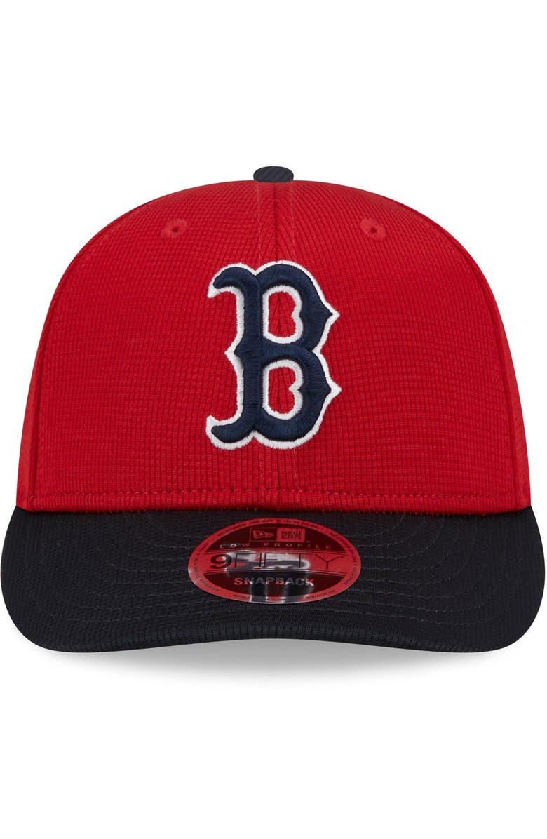 New Era Men's New Era  Red Boston Red Sox 2025 Batting Practice Low Profile 9FIFTY Snapback Hat, Alternate, color, 