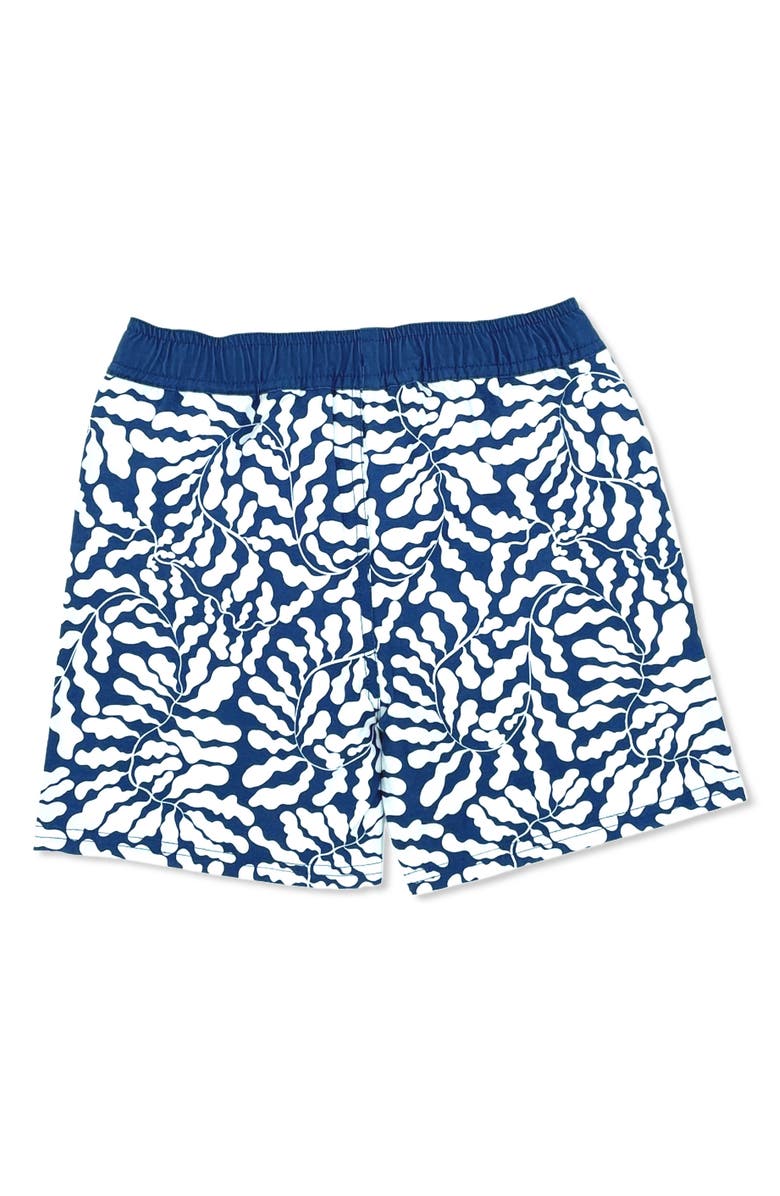 Feather 4 Arrow Kelp Swim Trunks, Alternate, color, 
