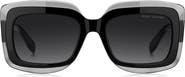 Marc Jacobs 54mm Rectangular Sunglasses