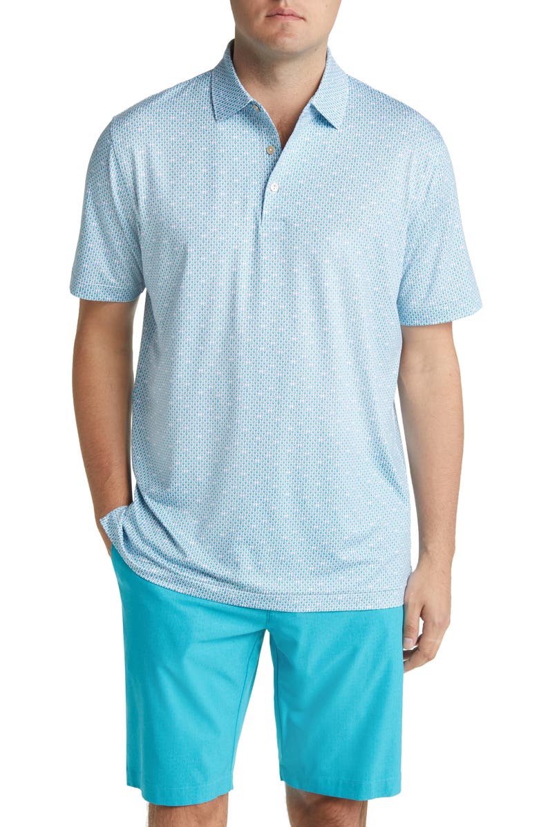 Peter Millar The Man's Manhattan Performance Jersey Polo, Main, color, 