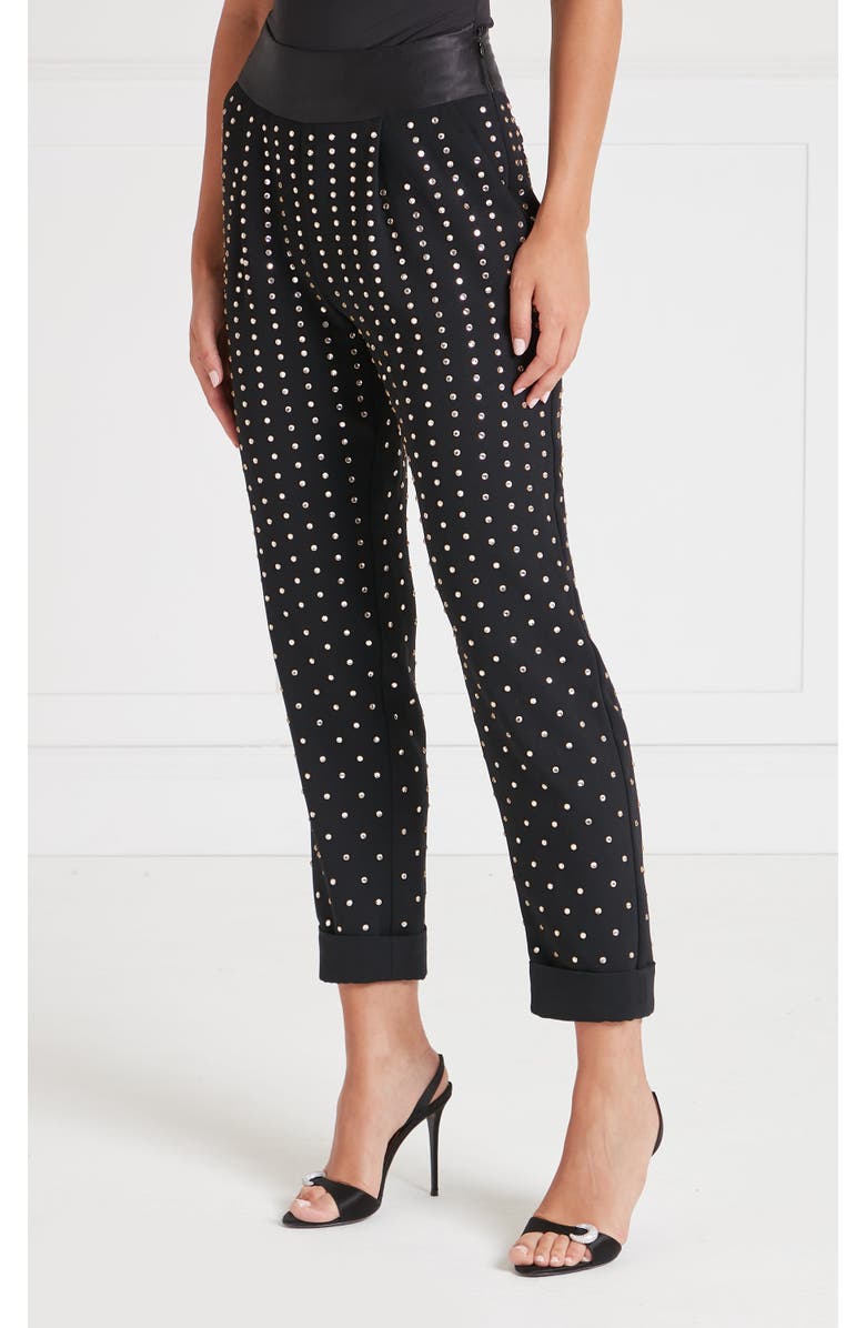 Temperley London Alexandrea Trousers, Alternate, color, Black