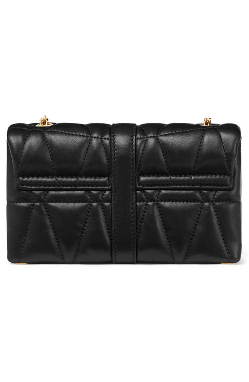 Versace Mini Sac Matelassé Kleio In Black  Gold