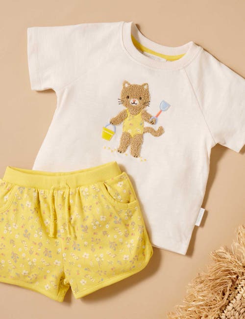Purebaby Sunshine Tee & Short Set In Multi