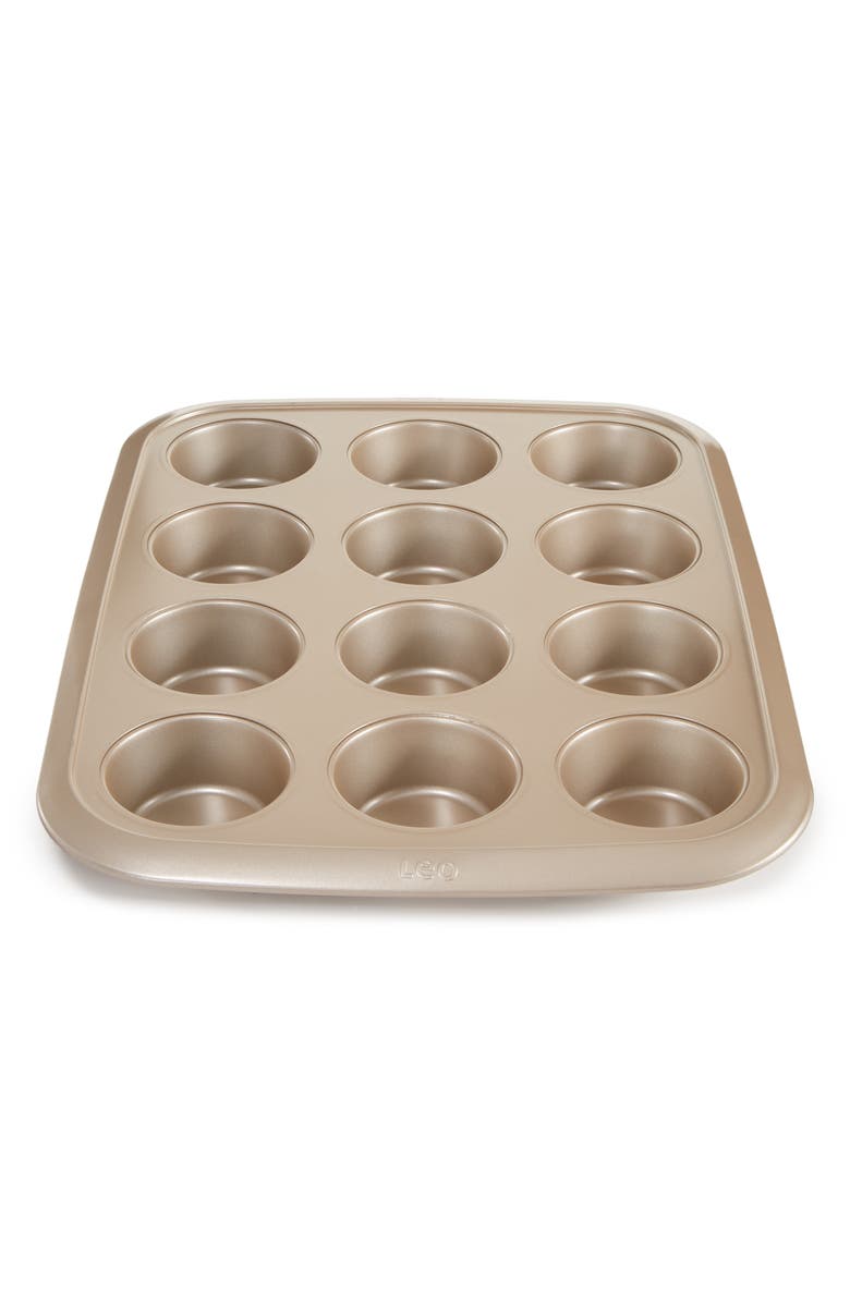 BergHOFF Leo Balance 12-Cup Muffin Pan, Alternate, color, Golden