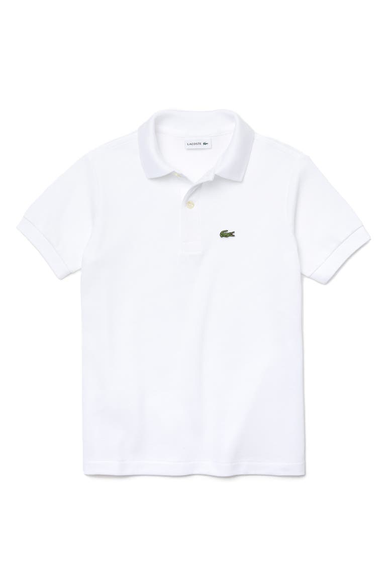 Classic Cotton Piqué Polo, Main, color, WHITE