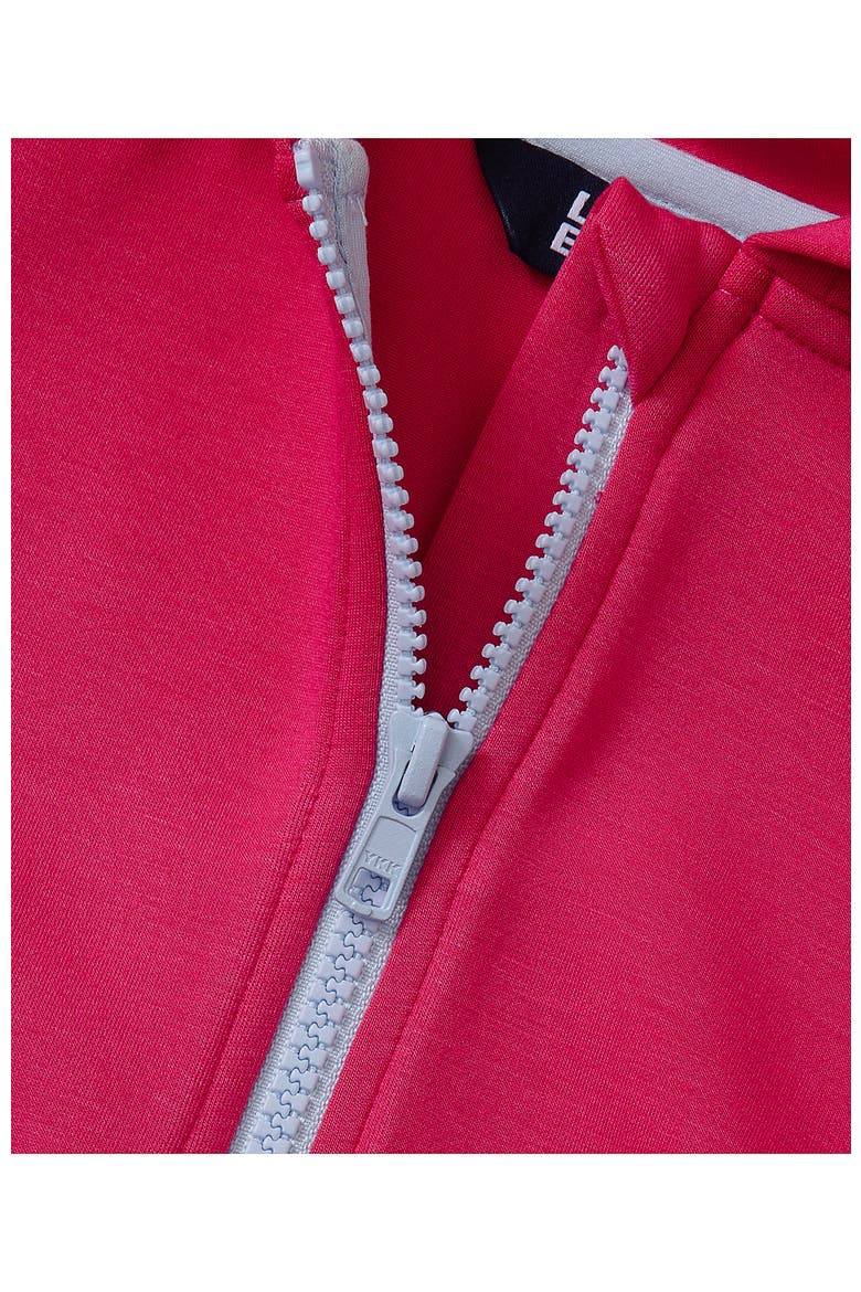 Girls Active Zip Up Hoodie, Alternate, color, Hot Pink