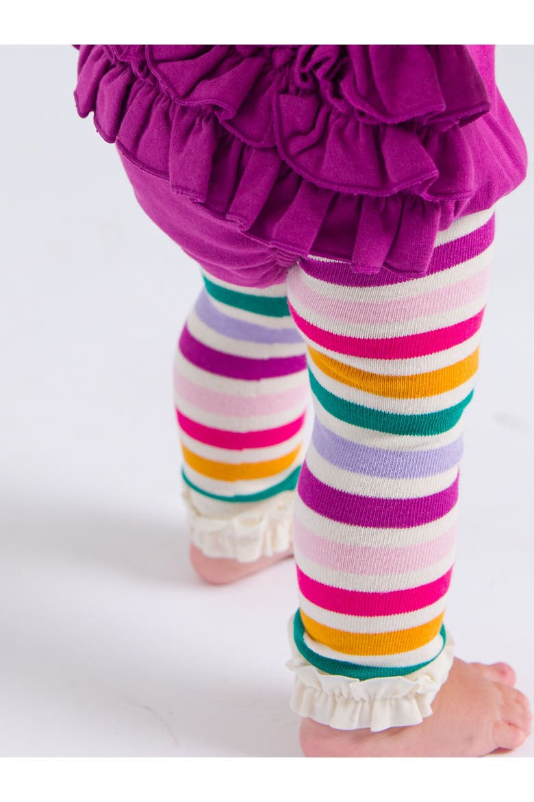 Baby Girls Sweatshirt Bubble Romper, Alternate, color, Plum Tart