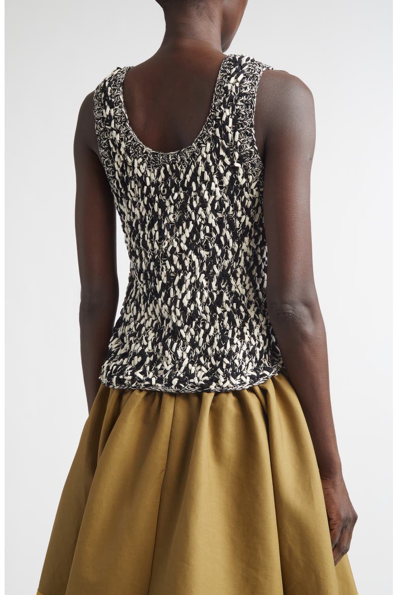 Marled Cotton Sweater Tank, Alternate, color, BLACK MULTI