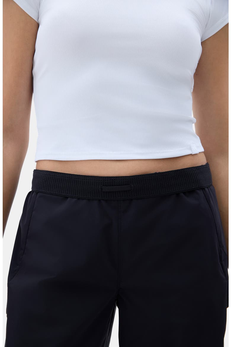 Gwen Wide Leg Cargo Pants, Alternate, color, BLACK
