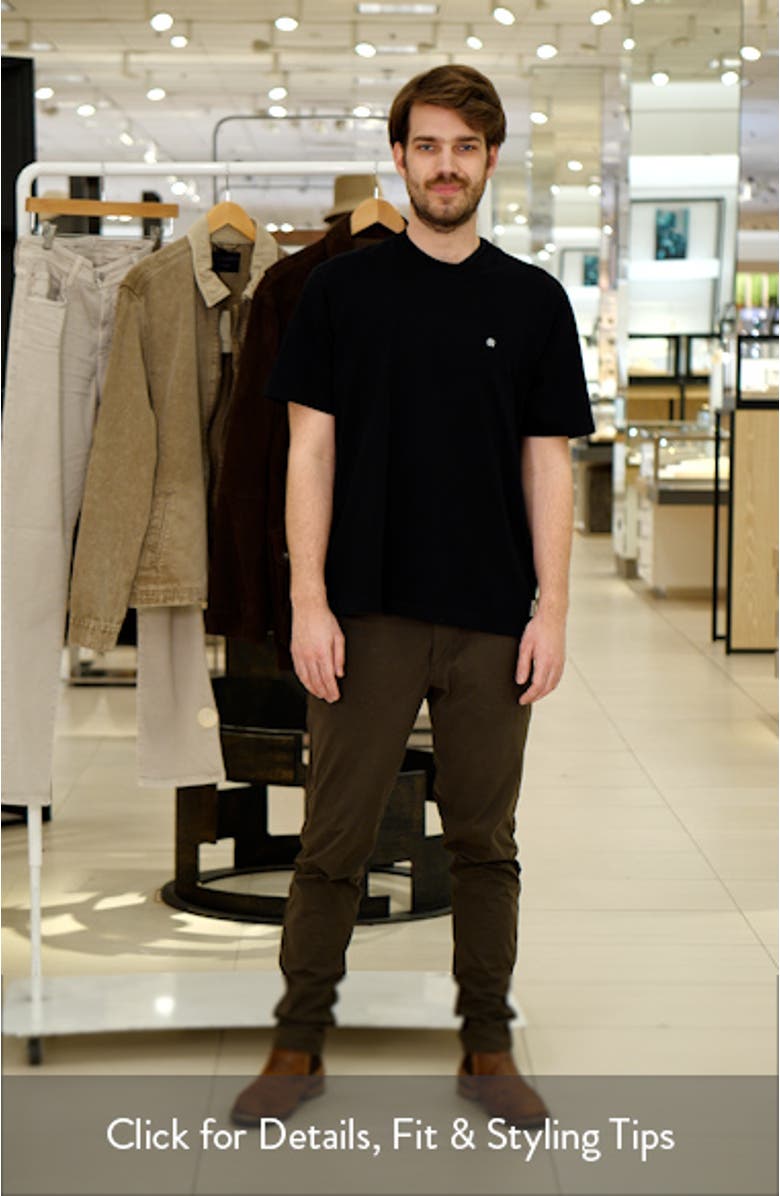 Monogram Embroidered Midweight Jersey T-Shirt, sales video thumbnail