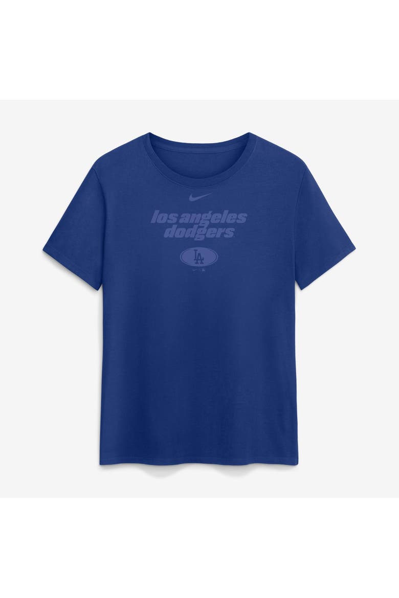 Women's Nike  Royal Los Angeles Dodgers Globe Logo T-Shirt, Alternate, color, Royal