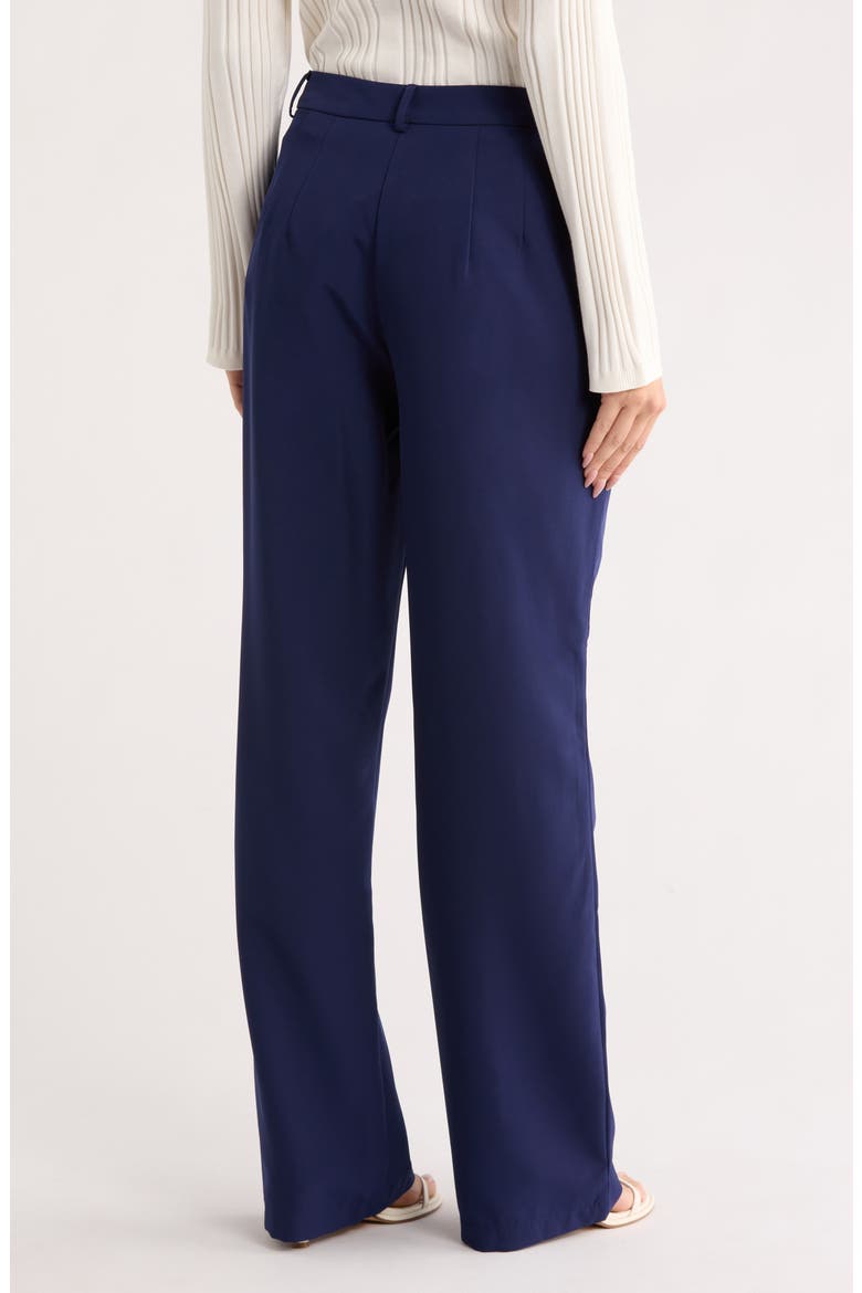 Rebecca High Waist Straight Leg Pants, Alternate, color, EVENING BLUE