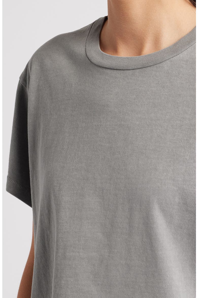 Square Cotton T-Shirt, Alternate, color, PEBBLE GREY