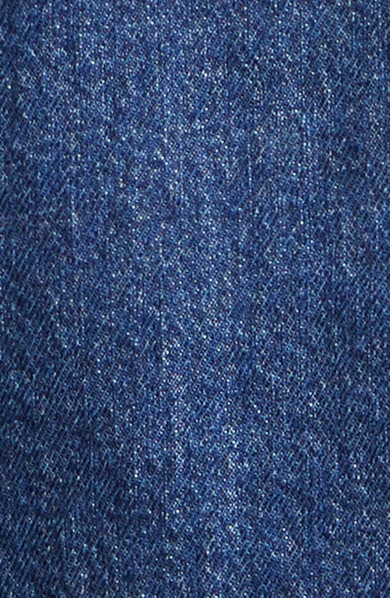 Cinq à Sept Lexie Crop Denim Jacket, Alternate, color, Bleu Crush/ Ultramarine Multi