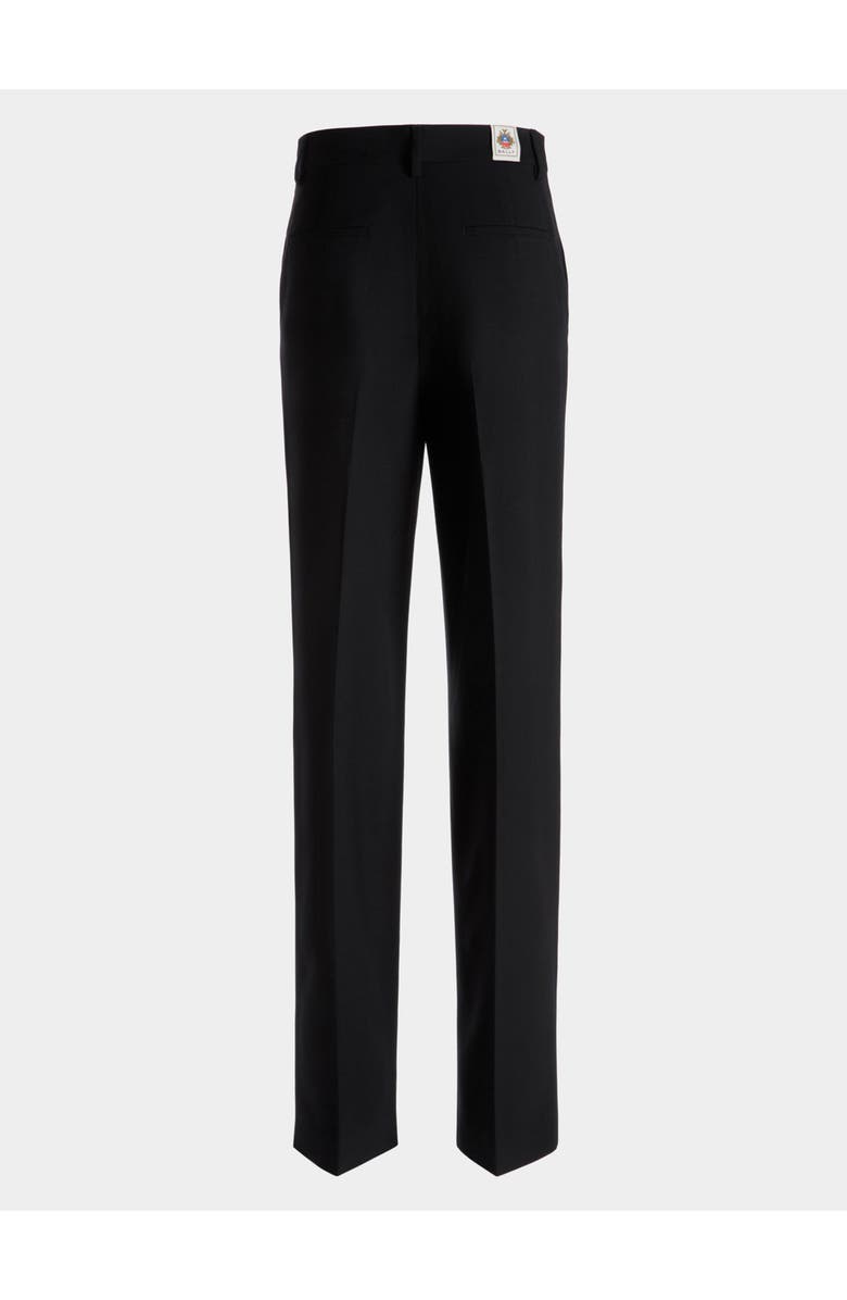 Bally Straight-Leg Pants In Wool Blend, Alternate, color, Black