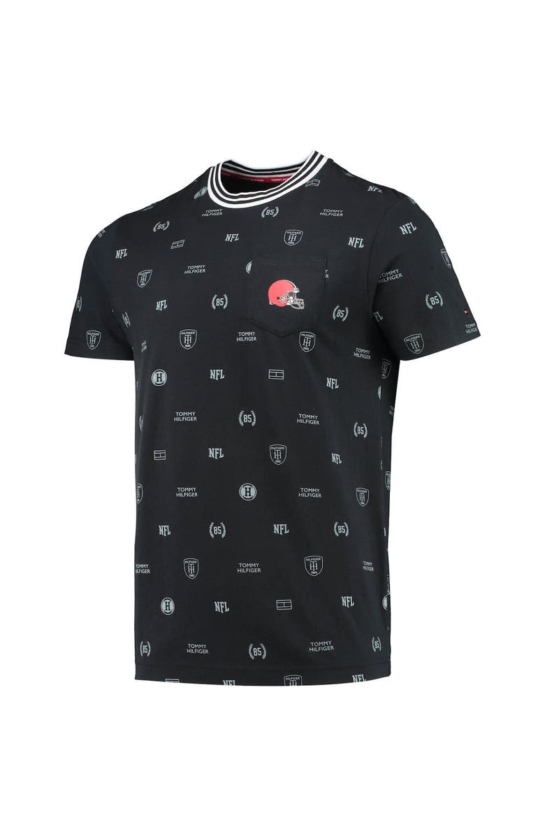 Tommy Hilfiger Men's Tommy Hilfiger Black Cleveland Browns Essential Pocket T-Shirt, Alternate, color, Black