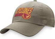 TOP OF THE WORLD Men's Top of the World Khaki Iowa State Cyclones Slice Adjustable Hat