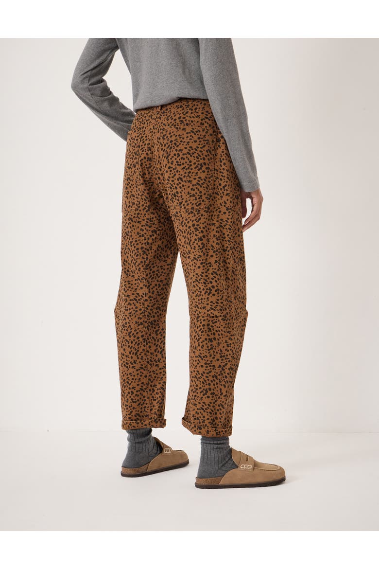 Cordi Barrel Leg Pants, Alternate, color, Spotty Animal Brown