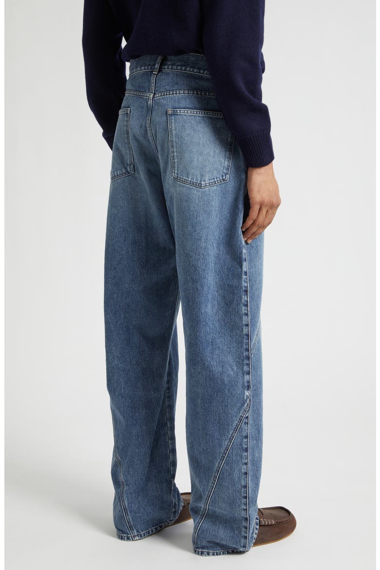 Twisted Workwear Jeans, Alternate, color, MID BLUE