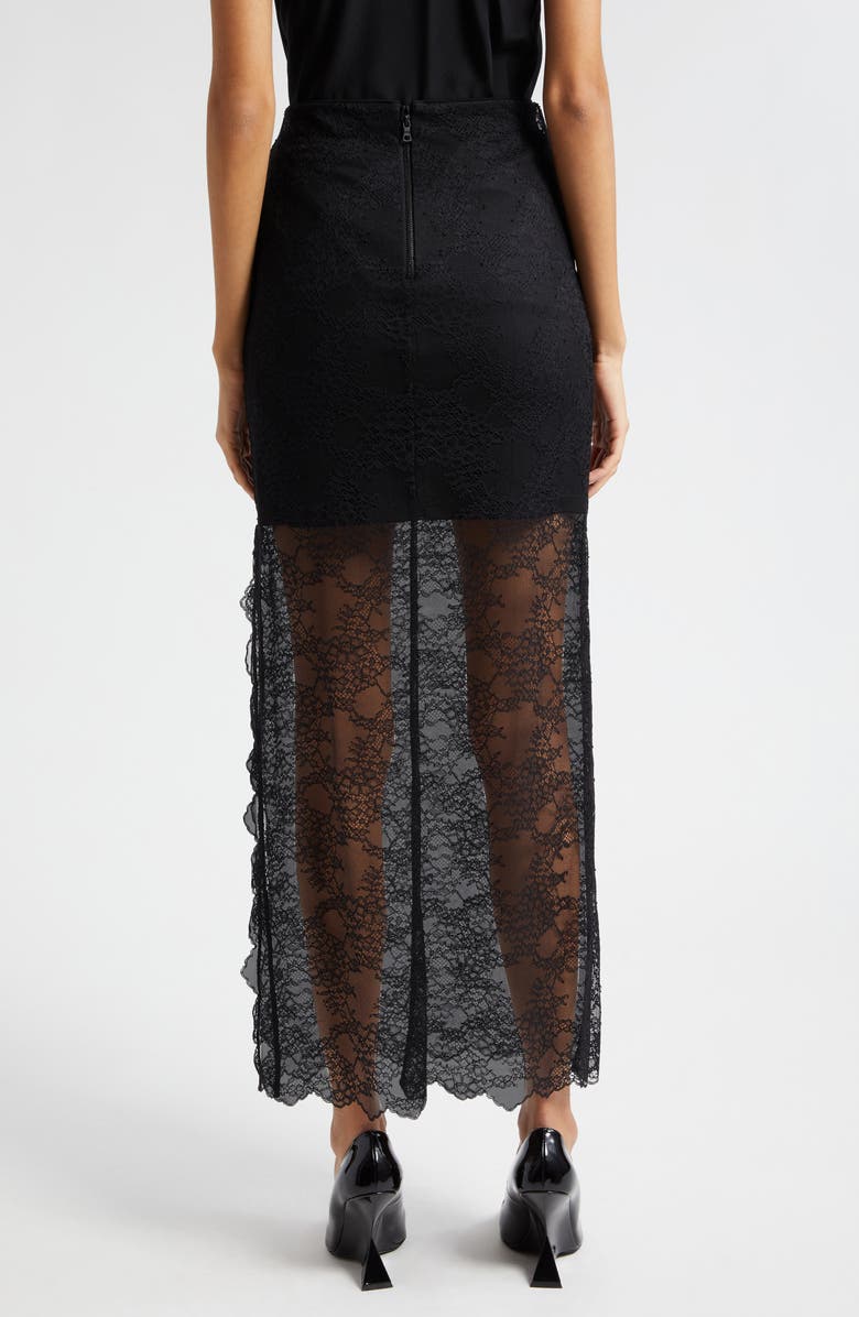 Alice + Olivia Iyanna Lace Maxi Skirt, Alternate, color, 