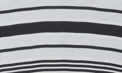 Rag & Bone Mai Boxy Stripe T-shirt In Cloud Blue