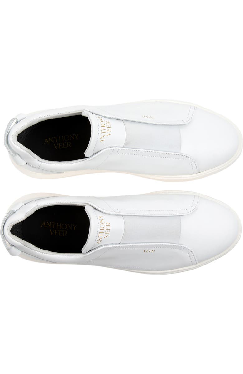 Anthony Veer Lucas Laceless Sneaker, Alternate, color, White