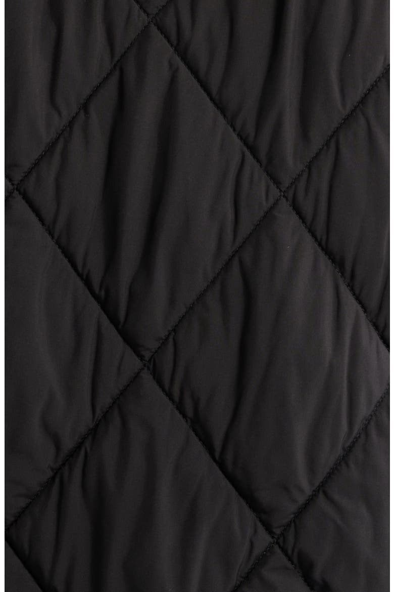Quilted Packable Puffer Jacket, Alternate, color, BLACK