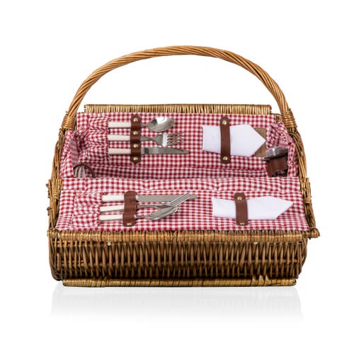 Picnic Time Barrel Picnic Basket In Multi