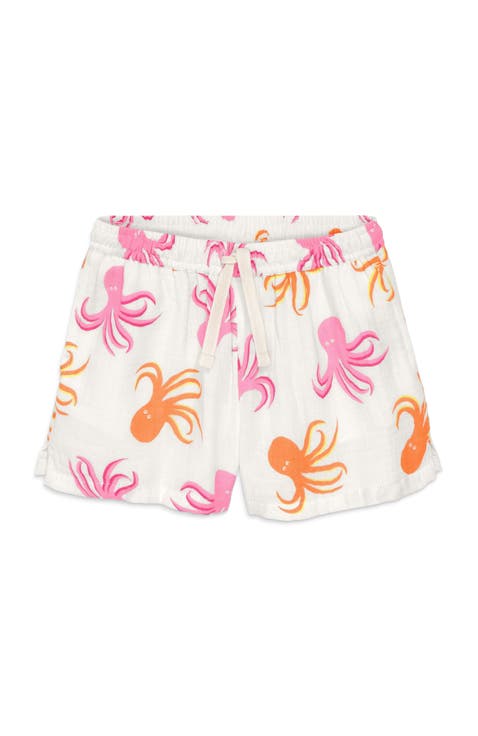 Kids Cotton Gauze Beach Short