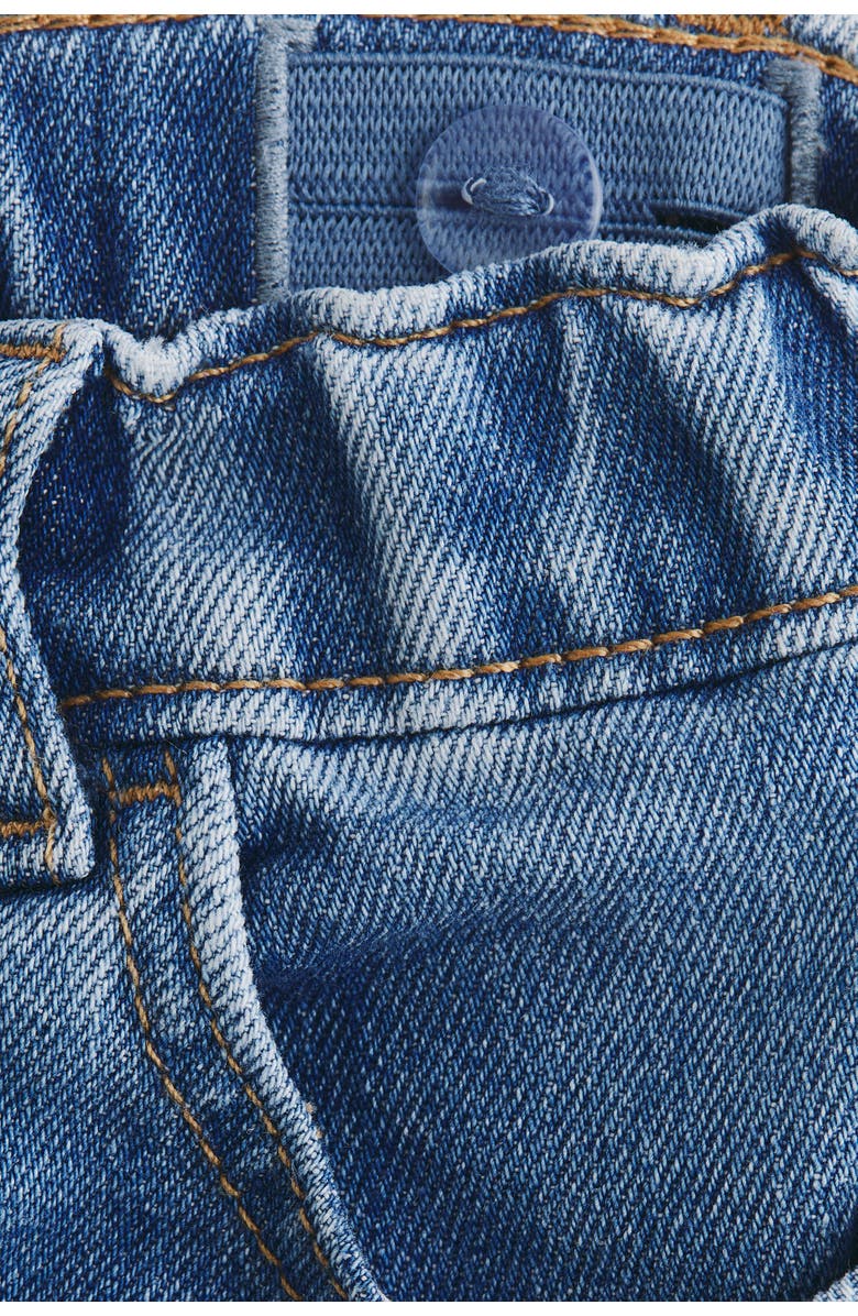 H&M Embroidery-detail Jeans, Alternate, color, Denim Blue/Flowers