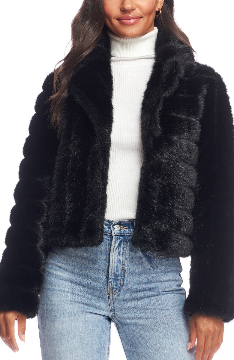 DONNA SALYERS FABULOUS FURS Maven Faux Fur Jacket, Main, color,