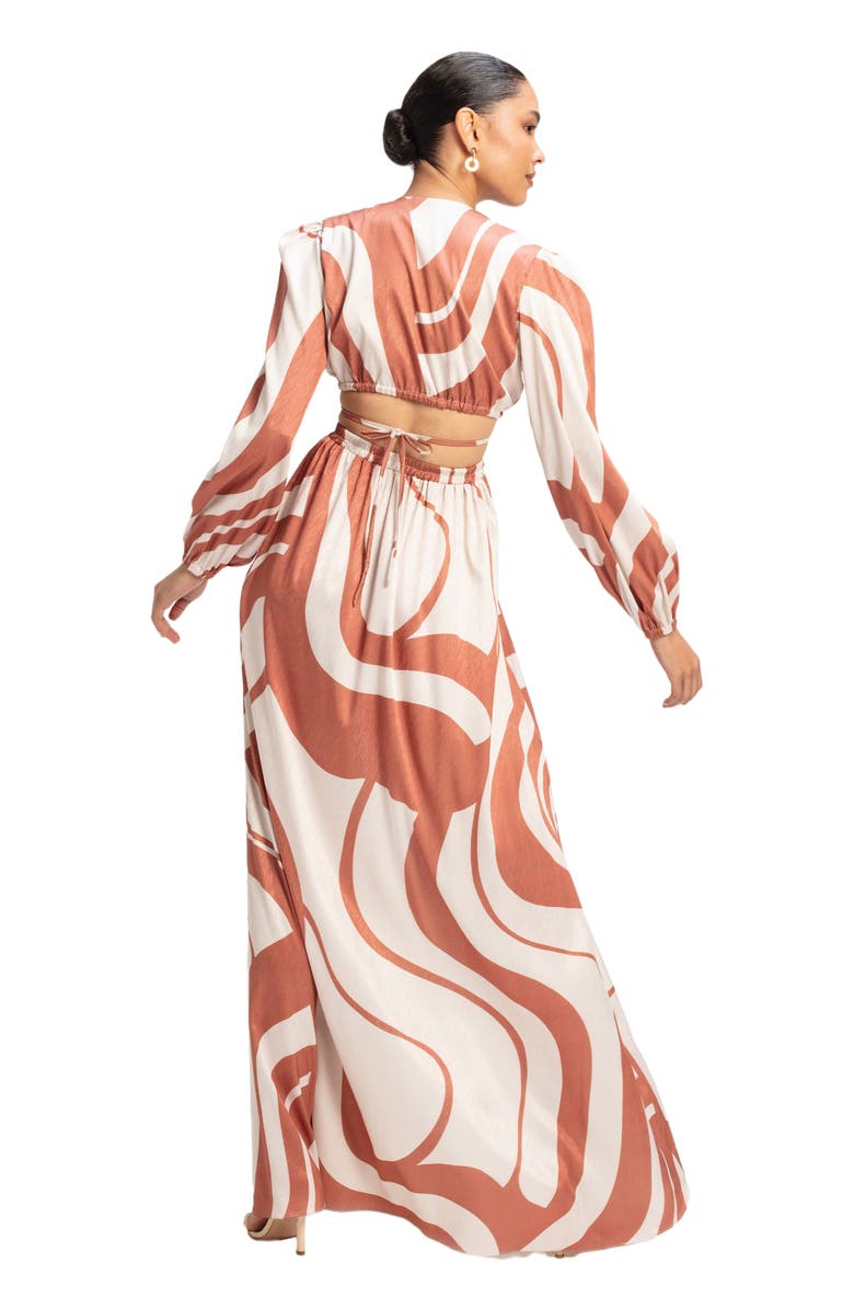 DIARRABLU Amal Dress, Alternate, color, Luze Rust