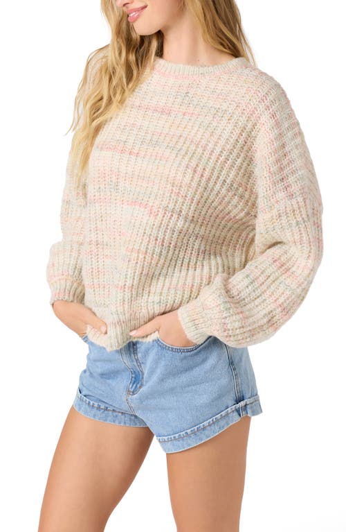 O'neill Bayou Stripe Crewneck Sweater In Neutral